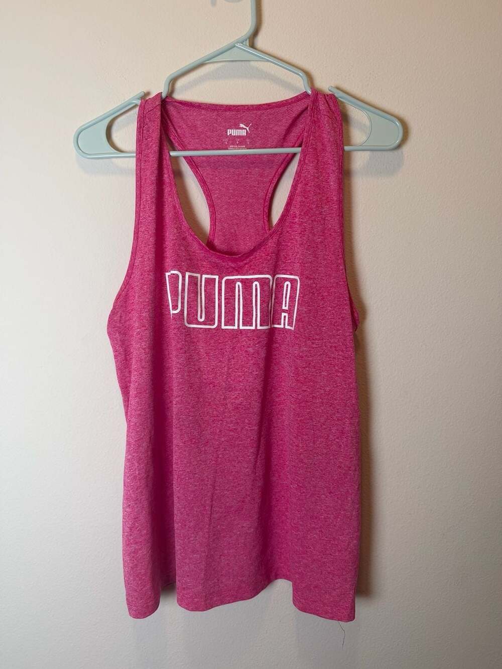 Puma Tank Top Size L Pink